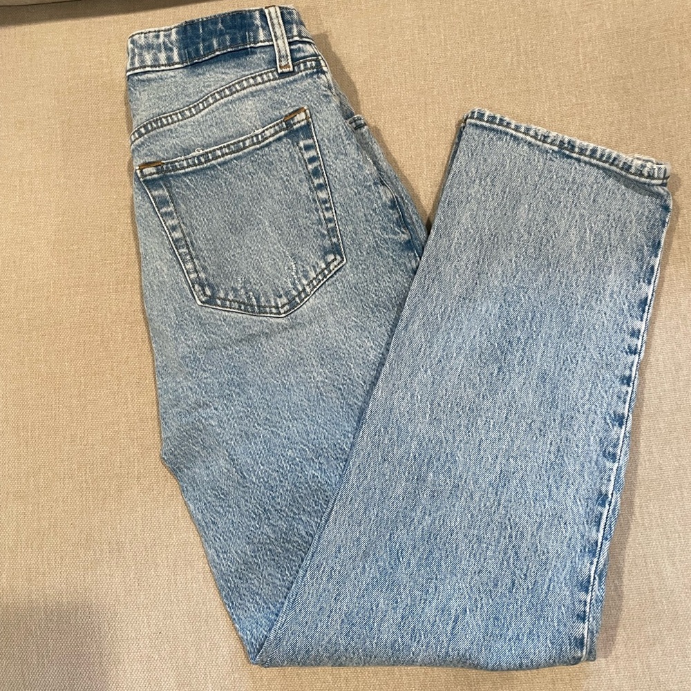 Abercrombie the dad high rise curve love Jean